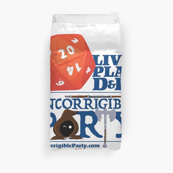 The Incorrigible Party rolls 20s Duvet Cover