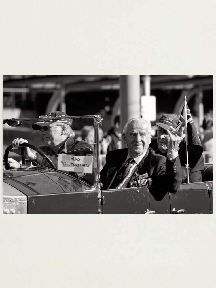 Alternate view of Melbourne ANZAC day parade 2013 - 01 Photographic Print