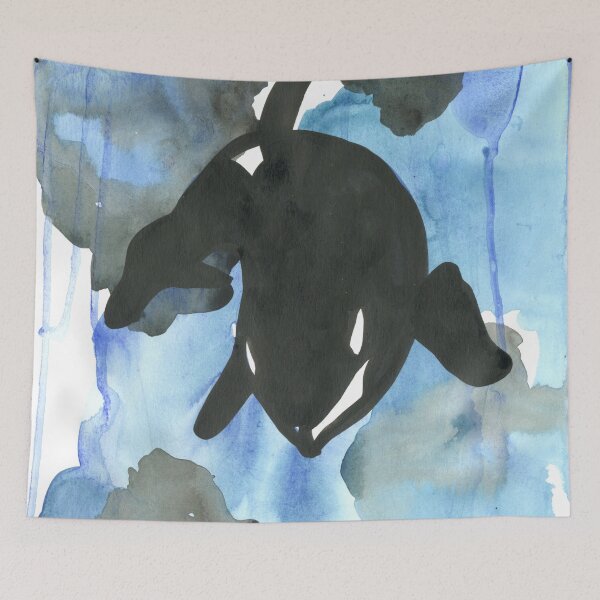 Item preview, Watercolor Orca designed and sold by Niina  Niskanen.