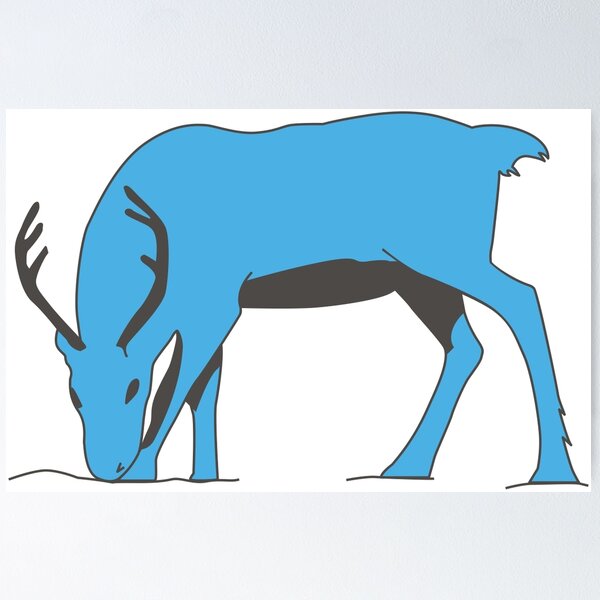 Aperçu de l'œuvre Blue Stag créée et vendue par unitycreative.