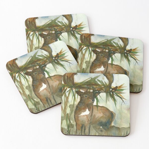 Item preview, King Of The Forest Deer Painting  designed and sold by Niina  Niskanen.