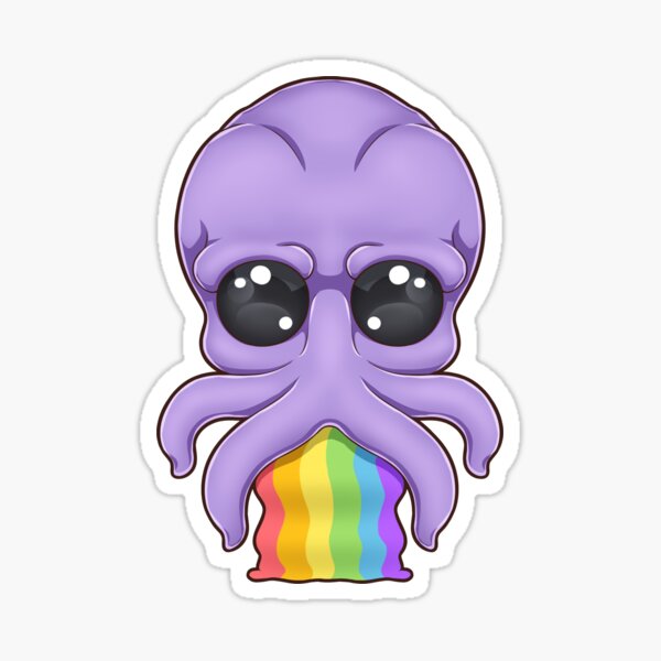 Snaps from Mind Flayer - Rainbow Sticker