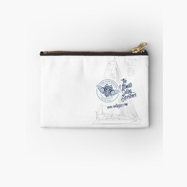 Item preview, Segue sailing adventures (Yacht over white) designed and sold by TheBlueBlender.