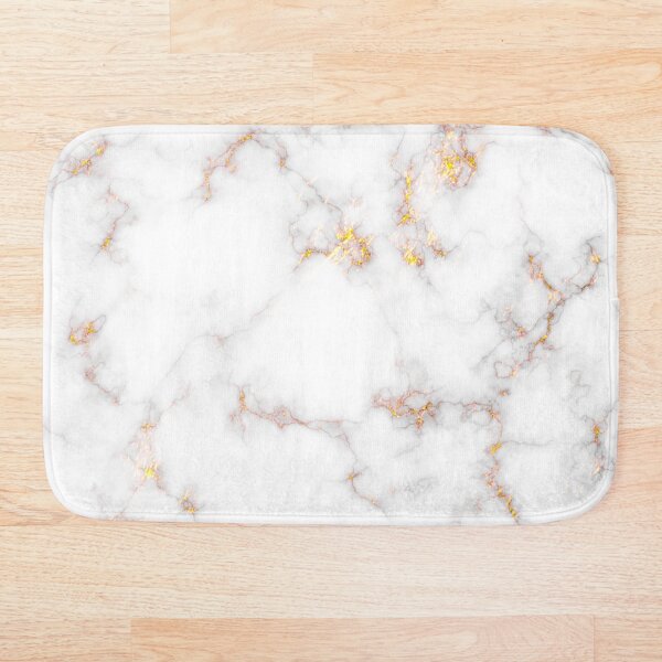 Marble - Gold Bath Mat