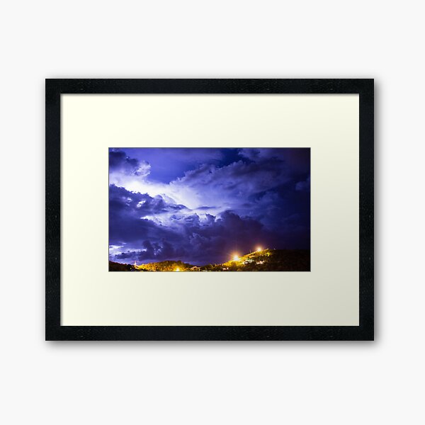 Tropical Storm Framed Art Print