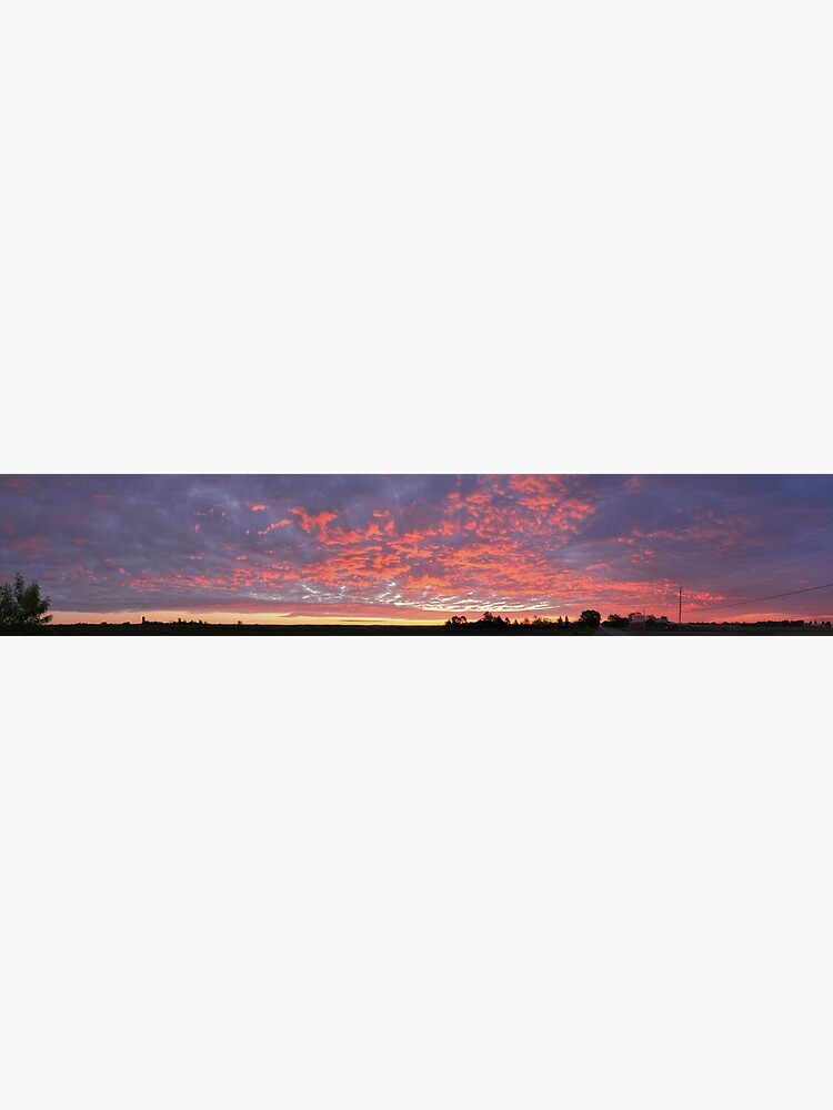 Sunrise Over Farm Fields by utilityimage