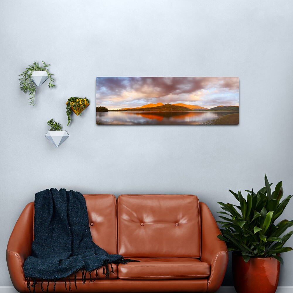 Lake Buffalo Sunset, Victoria, Australia Metal Print