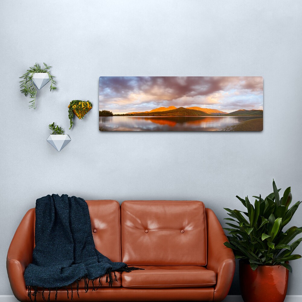 Lake Buffalo Sunset, Victoria, Australia Metal Print