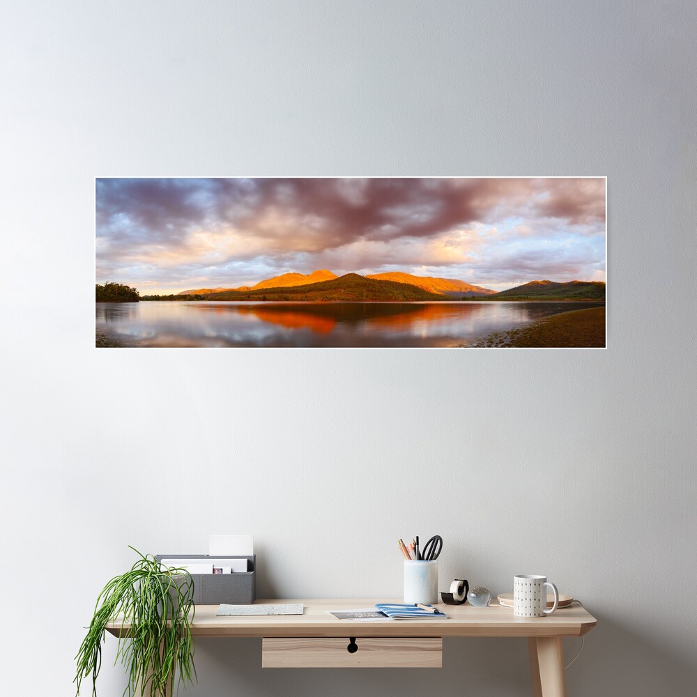 Lake Buffalo Sunset, Victoria, Australia Poster