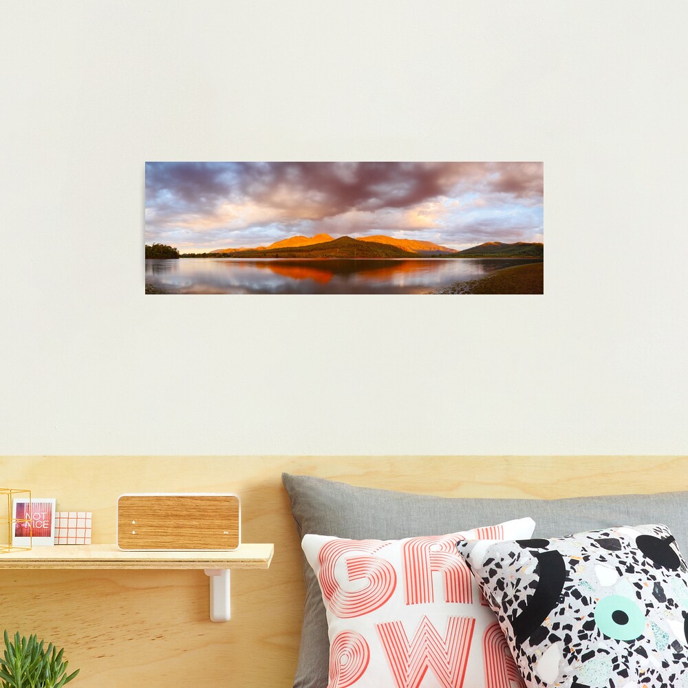 Lake Buffalo Sunset, Victoria, Australia Photographic Print