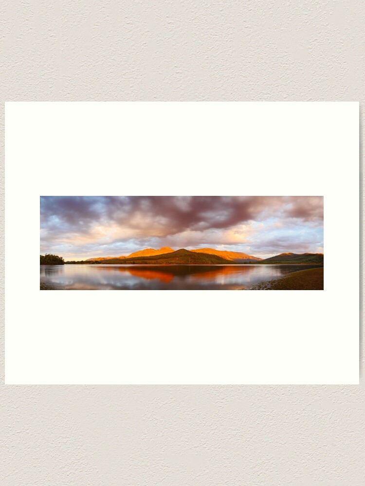 Alternate view of Lake Buffalo Sunset, Victoria, Australia Art Print