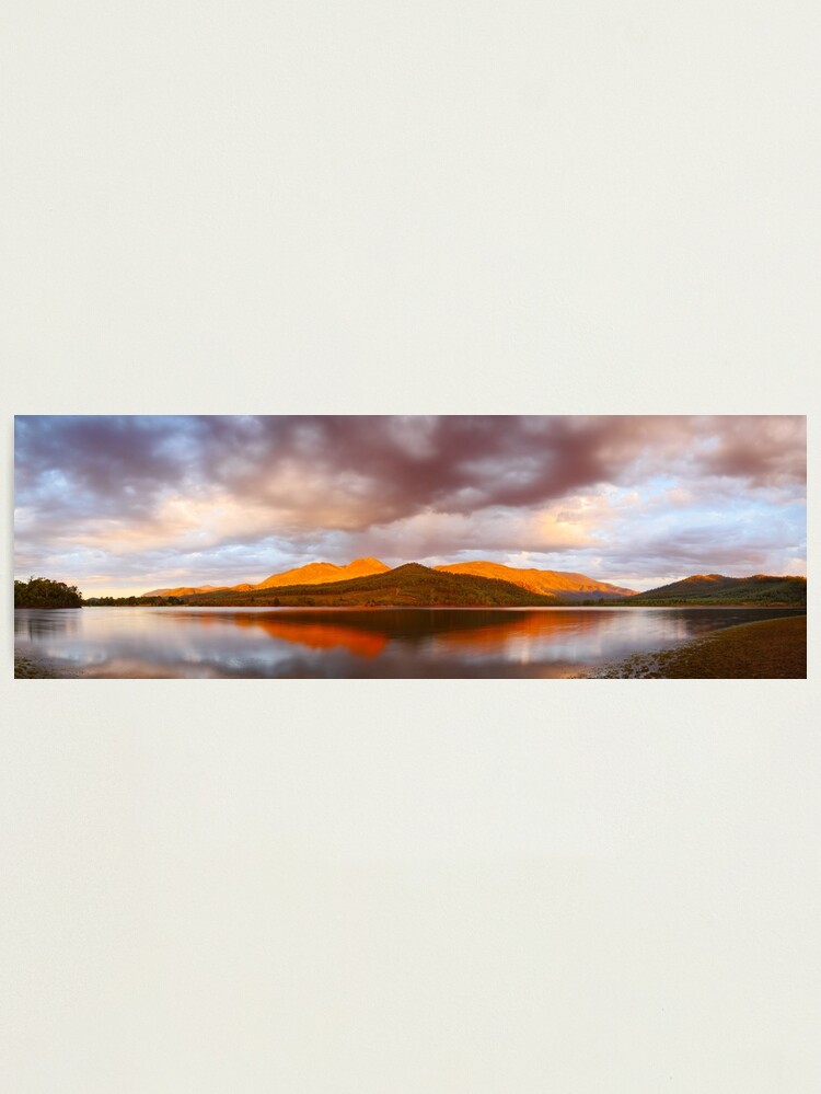 Alternate view of Lake Buffalo Sunset, Victoria, Australia Photographic Print