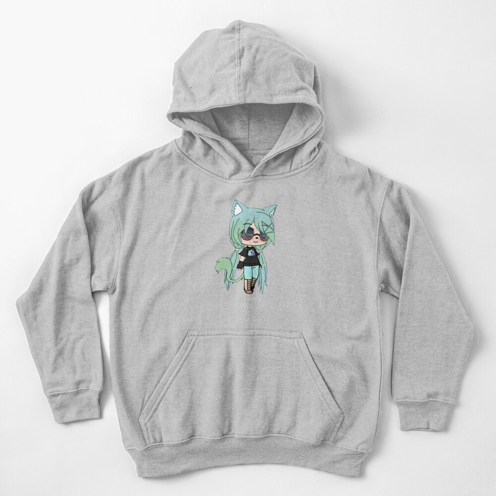 Gacha Life series - Chloe the Tomboy Kids Pullover Hoodie