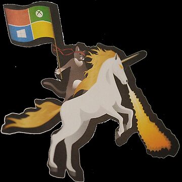 Artwork thumbnail, Ninja Cat Unicorn by memeshe