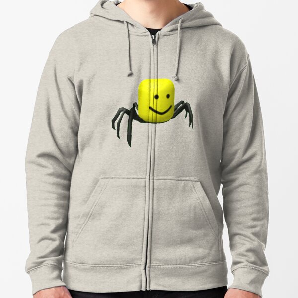 Oof Zipped Hoodie By Oofy Boii Redbubble - oofy roblox character