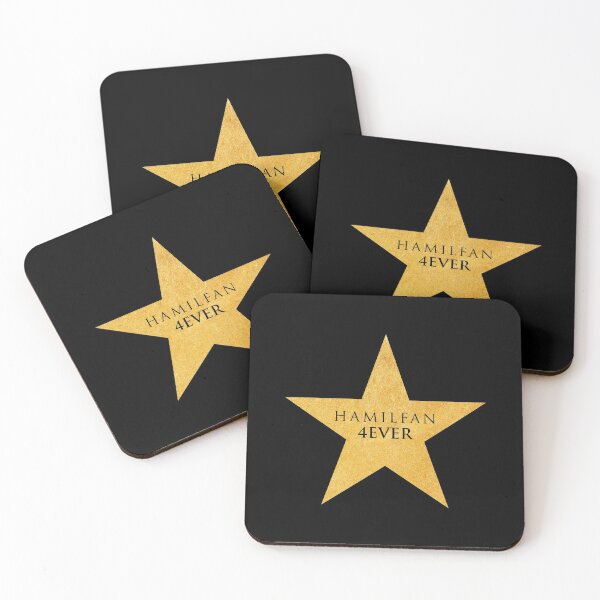 Item preview, HAMILFAN 4EVER, Broadway lovers, musicals fan, hamilfans, hamilnerds, theater, star, golden black designed and sold by frikybomb.
