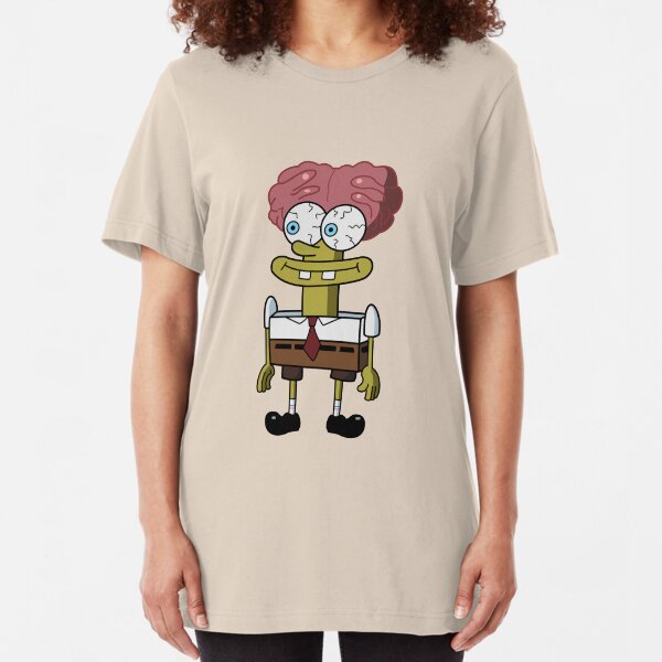 SpongeBob's Exposed Brain Slim Fit T-Shirt