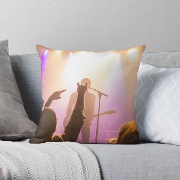 Rock Show Throw Pillow