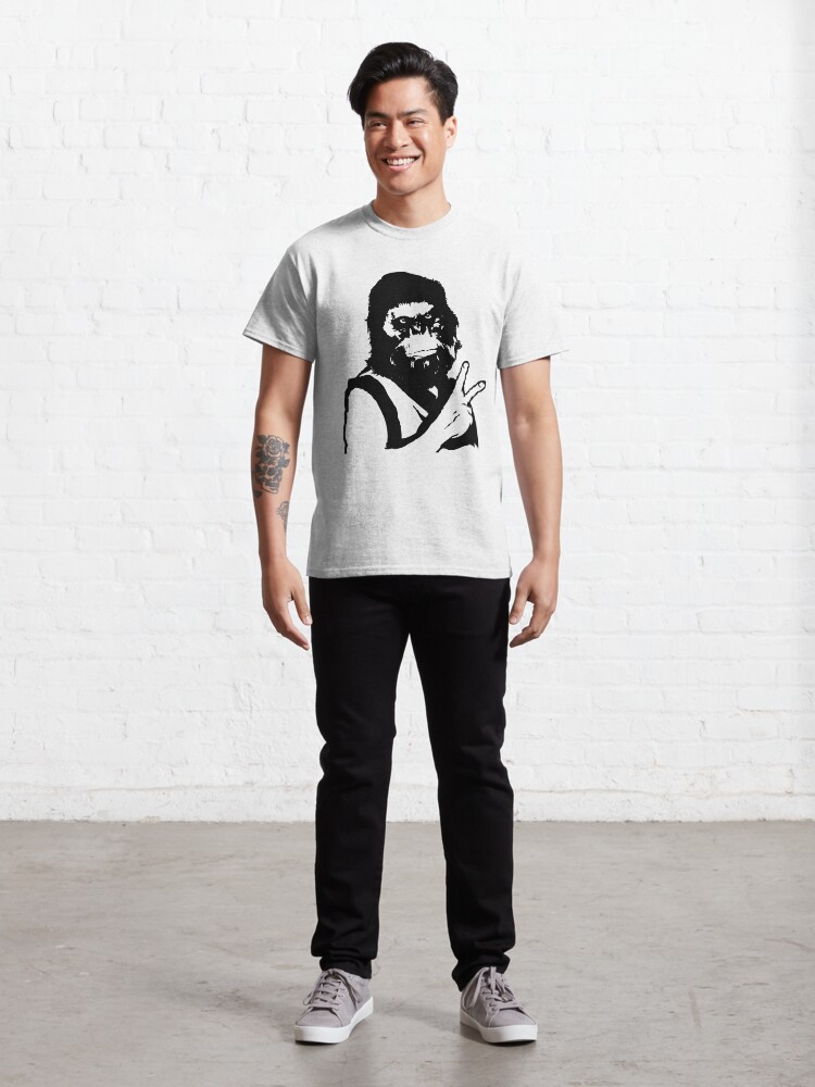 Thumbnail 3 of 7, Classic T-Shirt, Big Foot Peace Sign Symbol designed and sold by mindofpeace.