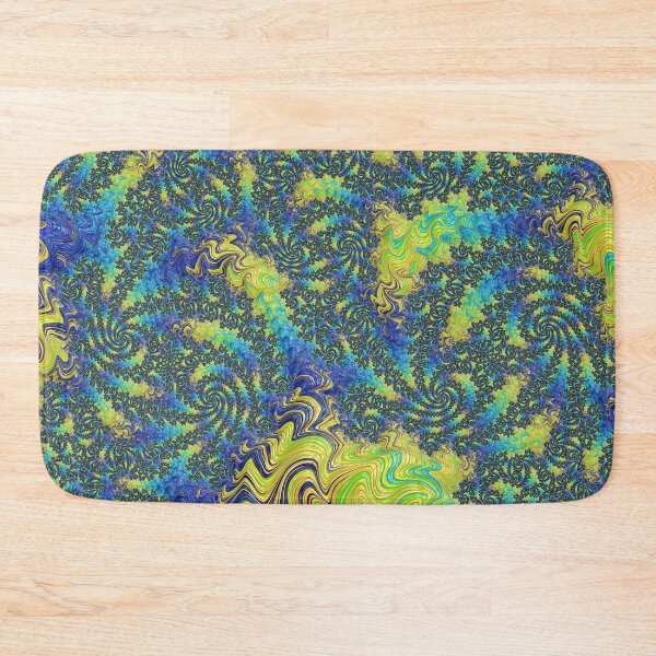 Item preview, Blue and Yellow Fractal designed and sold by Kaleiope Studio.