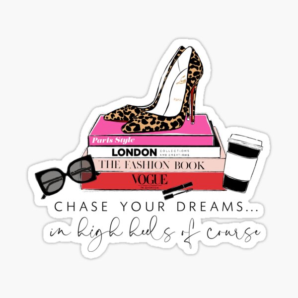 fashion heels Sticker