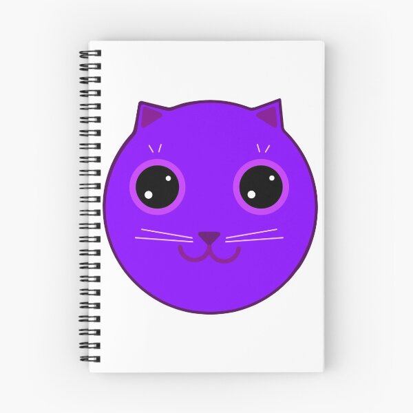 Item preview, Purple cat designed and sold by colorsofcherry.