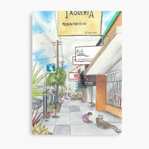 Neighborhood Portrait: Balboa between 35th & 36th Aves Metal Print