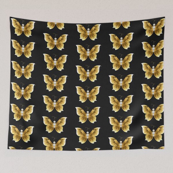 Artikelvorschau, BEJEWELED GOLDENER SCHMETTERLING entworfen und verkauft von PetsandBeyond.