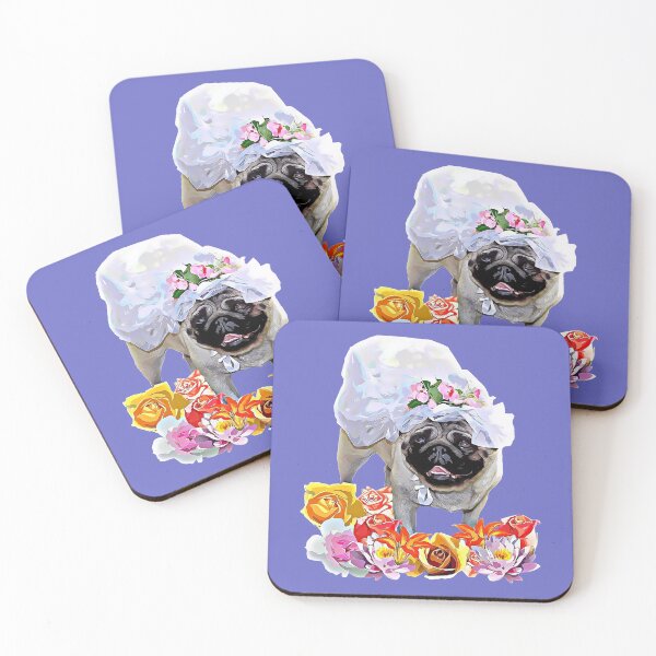 Item preview, Pretty Spring Pug designed and sold by LimeStorm.