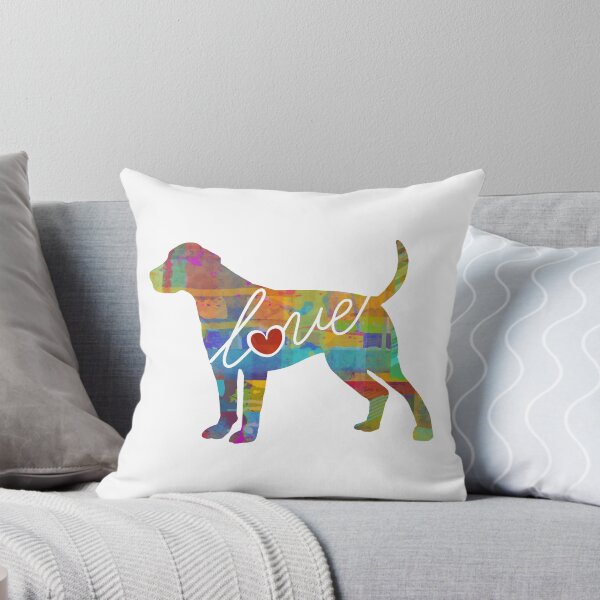 Item preview, Foxhound Love - A Bright and Colorful Watercolor Style Gift designed and sold by traciwithani.
