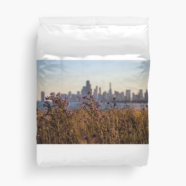 Fall Skyline Duvet Cover