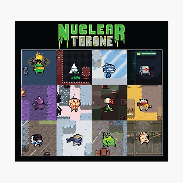 Item preview, Nuclear Throne Characters designed and sold by SydneyStunah.