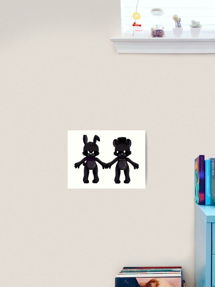 Five nights at Freddy Chibi Shadow Bonnie and Freddy Poster for Sale by  sarahsama