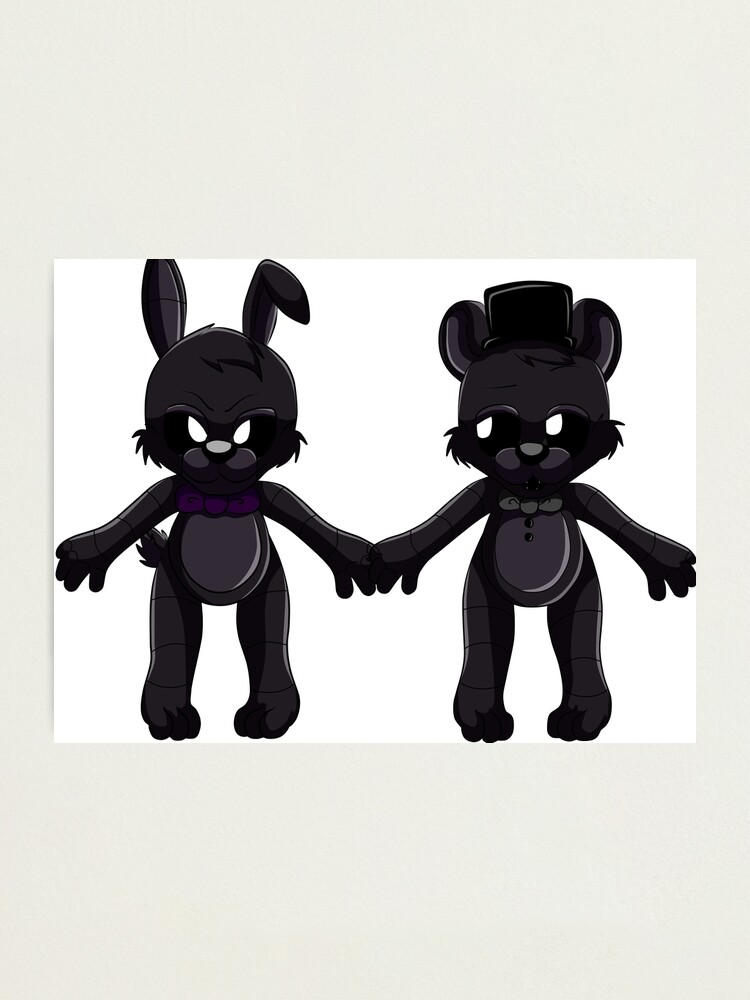 Five nights at Freddy Chibi Shadow Bonnie and Freddy Photographic