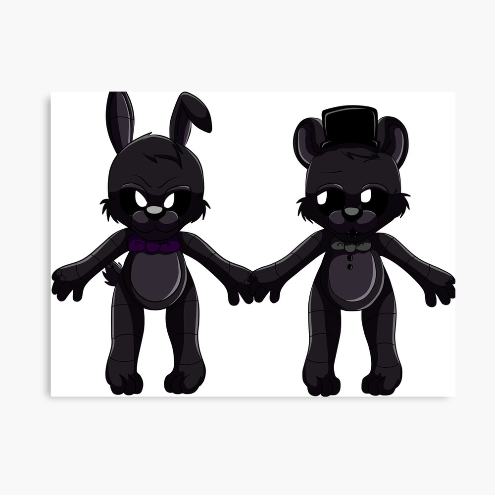 Five nights at Freddy Chibi Shadow Bonnie and Freddy