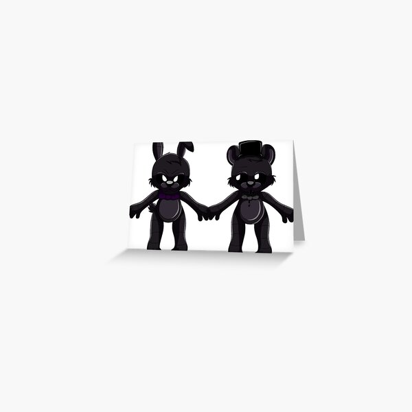 Shadow Freddy and Shadow Bonnie Poster | Greeting Card