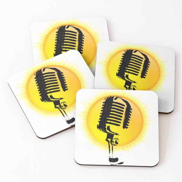Item preview, Vintage Microphone over the sun. designed and sold by dcanimal.