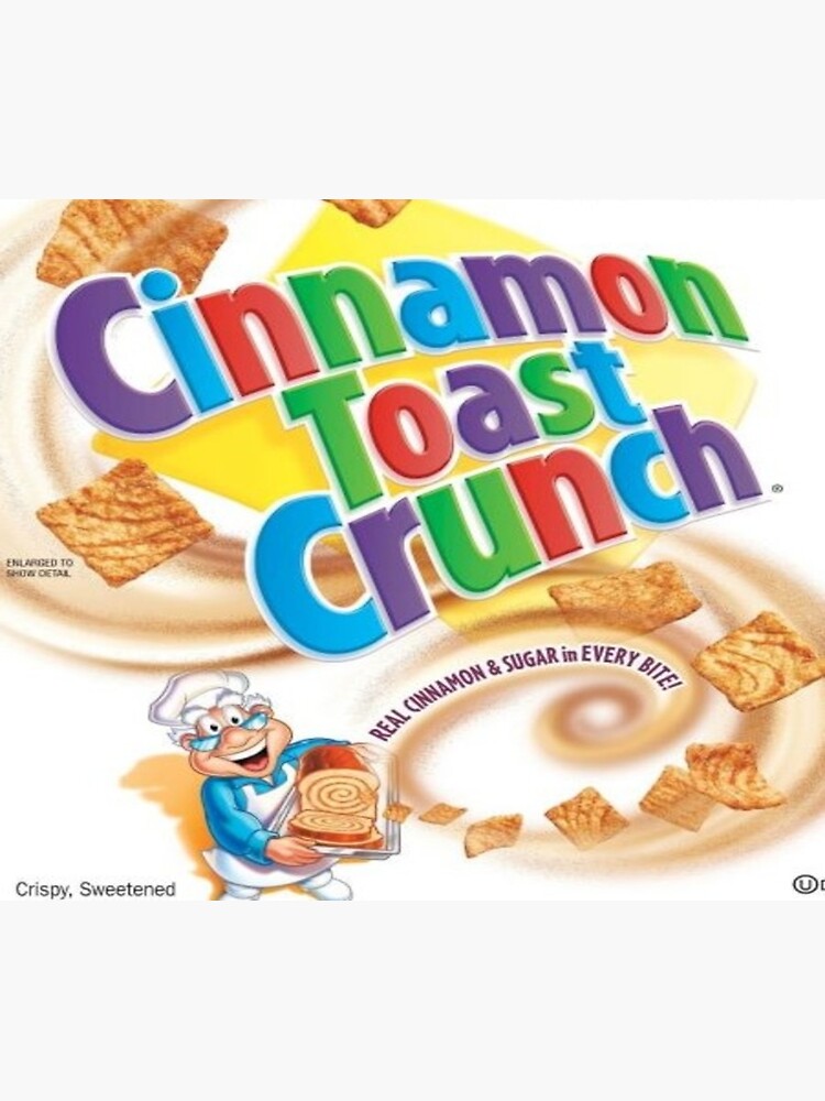 "Cinnamon Toast Crunch" Sticker for Sale by Radrollins Redbubble