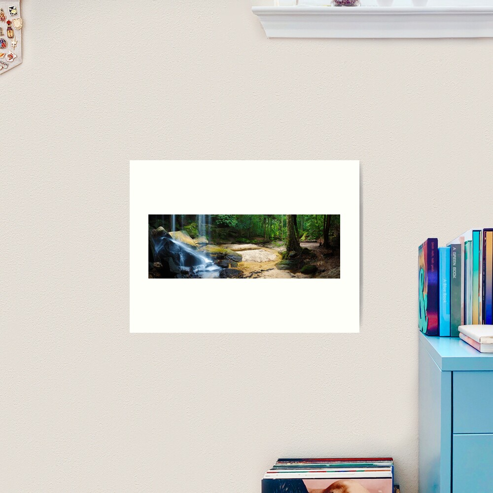 Oakland Falls, Hazelbrook, New South Wales, Australia Art Print