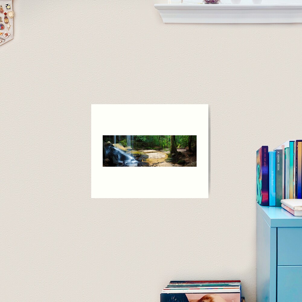 Oakland Falls, Hazelbrook, New South Wales, Australia Art Print