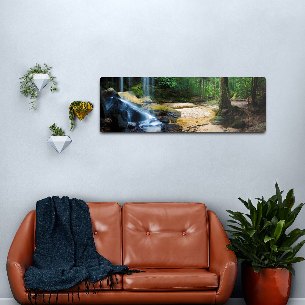 Oakland Falls, Hazelbrook, New South Wales, Australia Metal Print