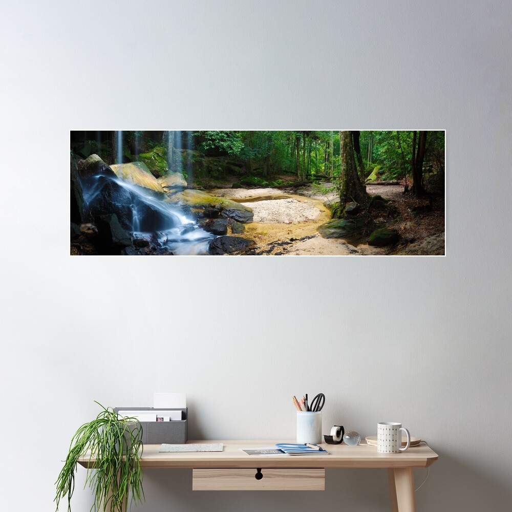Oakland Falls, Hazelbrook, New South Wales, Australia Poster