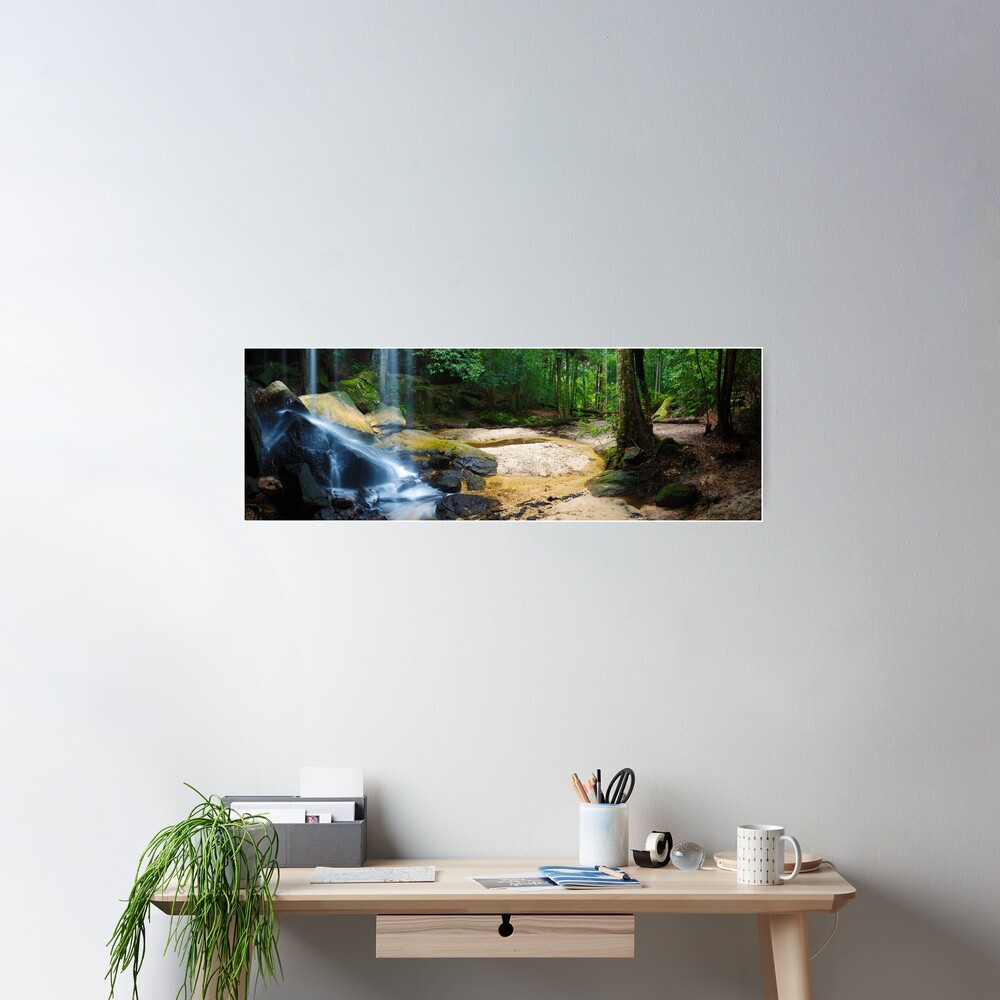 Oakland Falls, Hazelbrook, New South Wales, Australia Poster