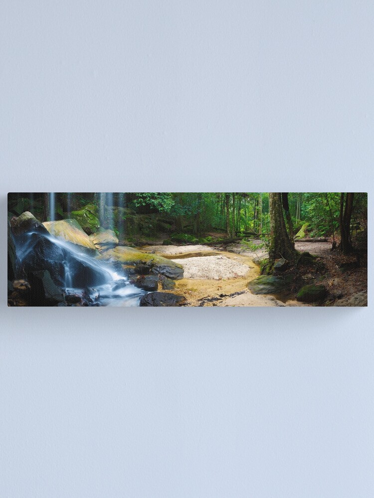 Alternate view of Oakland Falls, Hazelbrook, New South Wales, Australia Canvas Print