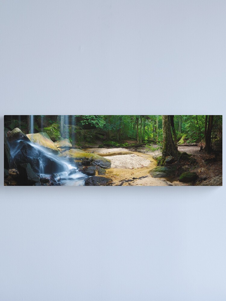 Alternate view of Oakland Falls, Hazelbrook, New South Wales, Australia Canvas Print