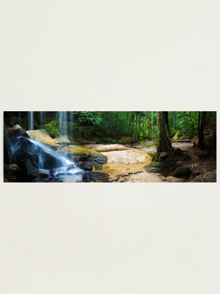 Alternate view of Oakland Falls, Hazelbrook, New South Wales, Australia Photographic Print