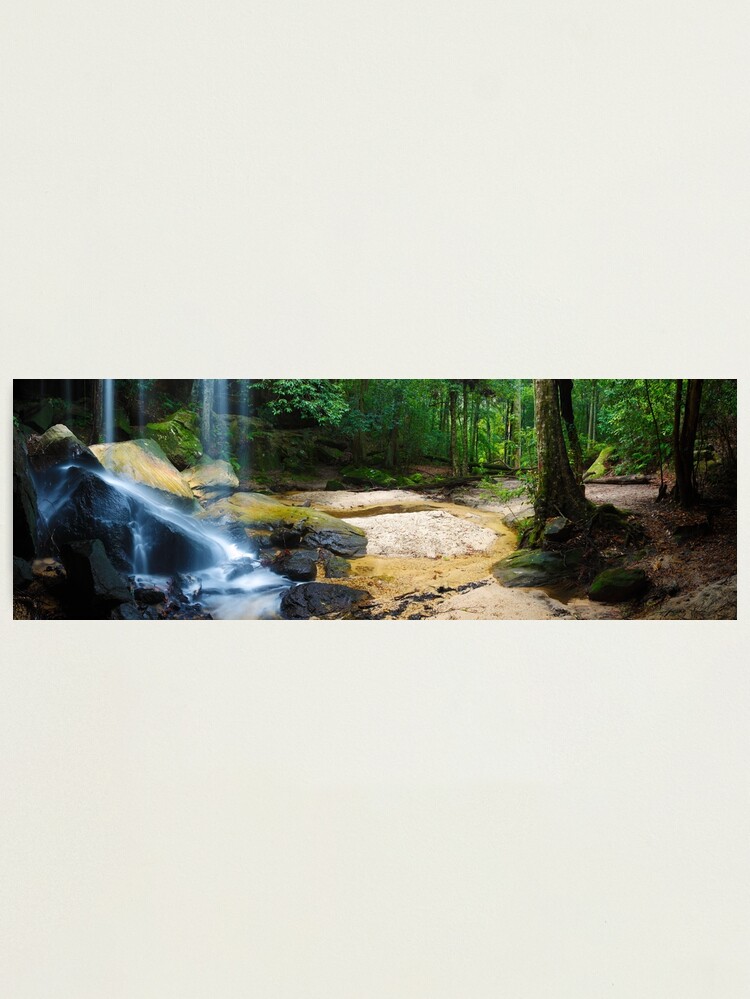 Alternate view of Oakland Falls, Hazelbrook, New South Wales, Australia Photographic Print