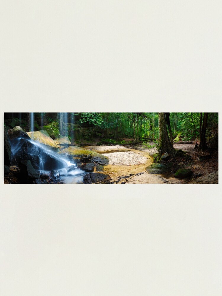Alternate view of Oakland Falls, Hazelbrook, New South Wales, Australia Photographic Print