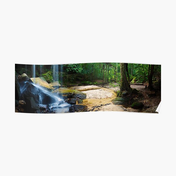 Oakland Falls, Hazelbrook, New South Wales, Australia Poster