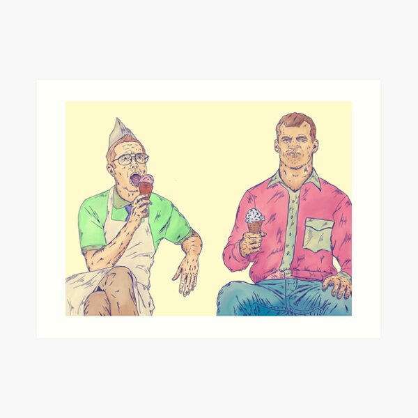 Wish Wayne Would Lick My Cone Art Print